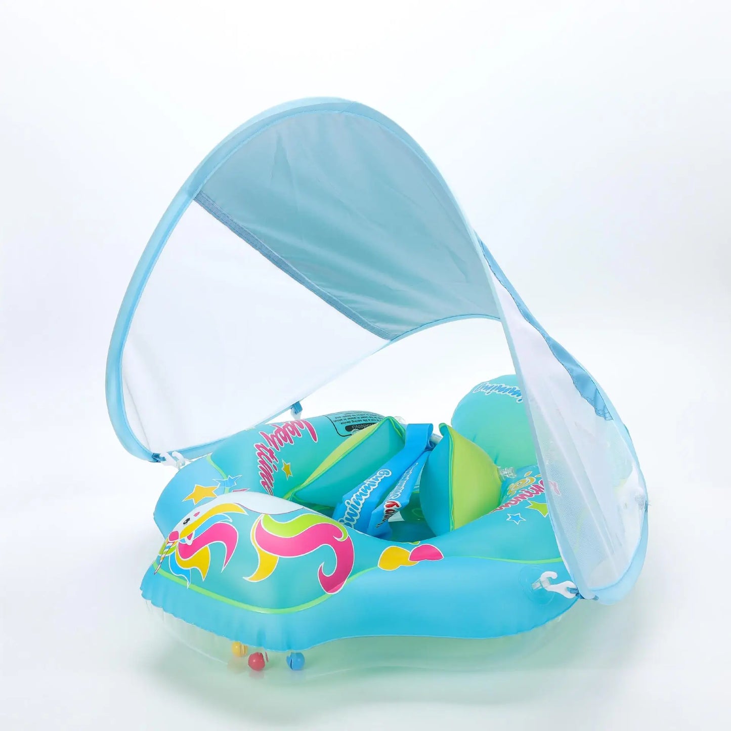 TinyWave - Baby Schwimmring – Aufblasbare Schwimmhilfe für Babys & Kleinkinder