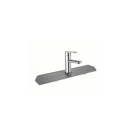 DripMate – Silikon Abtropfmatte für Waschbecken, Wasserhahn Spritzschutz, Spülbeckenschutz Küche, Wasserflecken-Schutz, Anti Spritz Matte